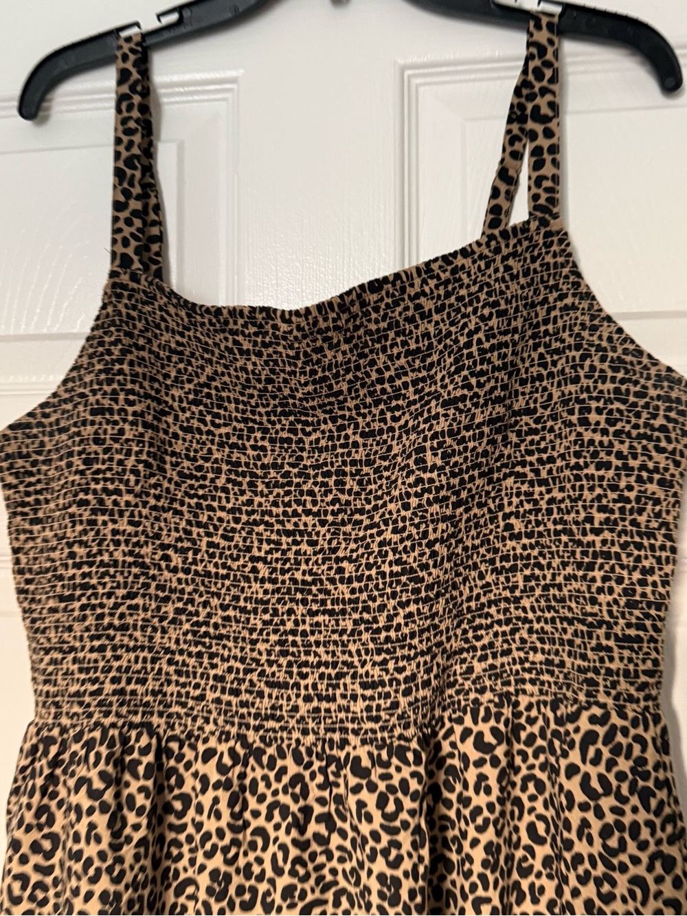 Old Navy Leopard-Print Midi Dress - Picture 2 of 9